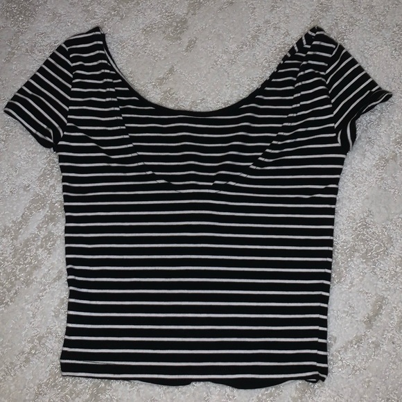 Striped Crop Top American Eagle - Picture 3 of 3